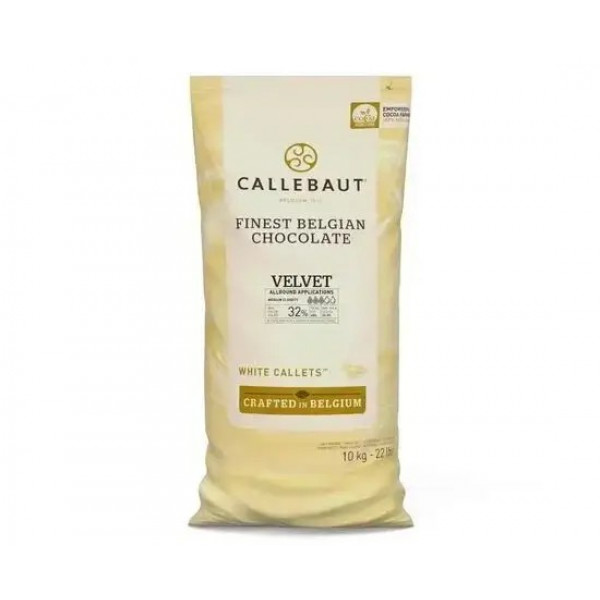 Шоколад Callebaut 32% VELVET | Білий 10кг Шоколад Callebaut 32% VELVET | Білий 10кг