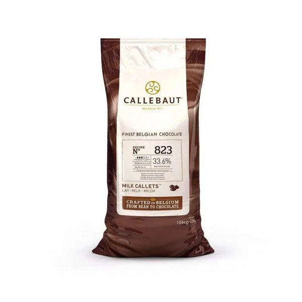 Шоколад Callebaut 33.6% №823 | Молочний 10кг